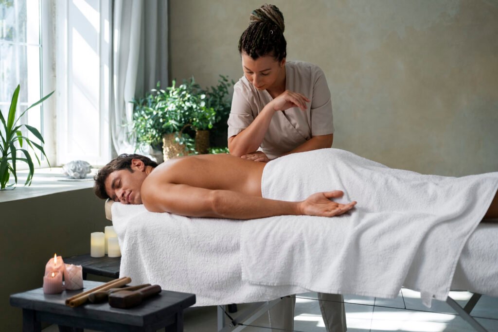 front-view-woman-working-spa